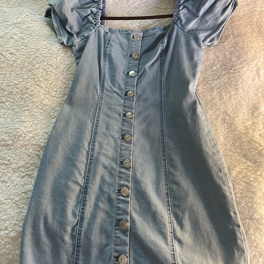 Jean dress stretchy